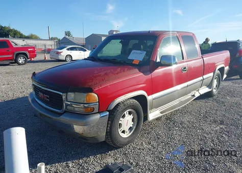 2001 GMC Sierra 1500 Sle from USA, damaged, VIN 2GTEC19T211251589
